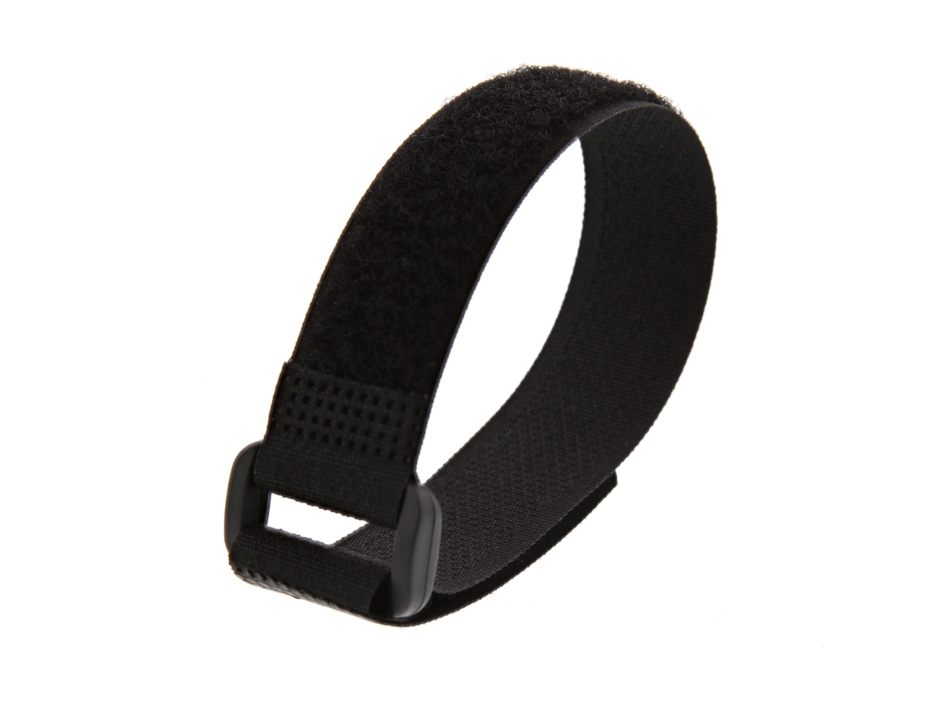 VELCRO BRAND RECLOSABLE CINCH STRAPS,BLACK,PK10 - Hook and Loop