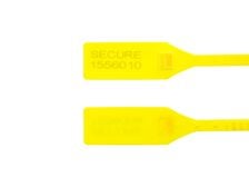 13 Inch Heavy-Duty Yellow Tamper Evident Plastic Seal 