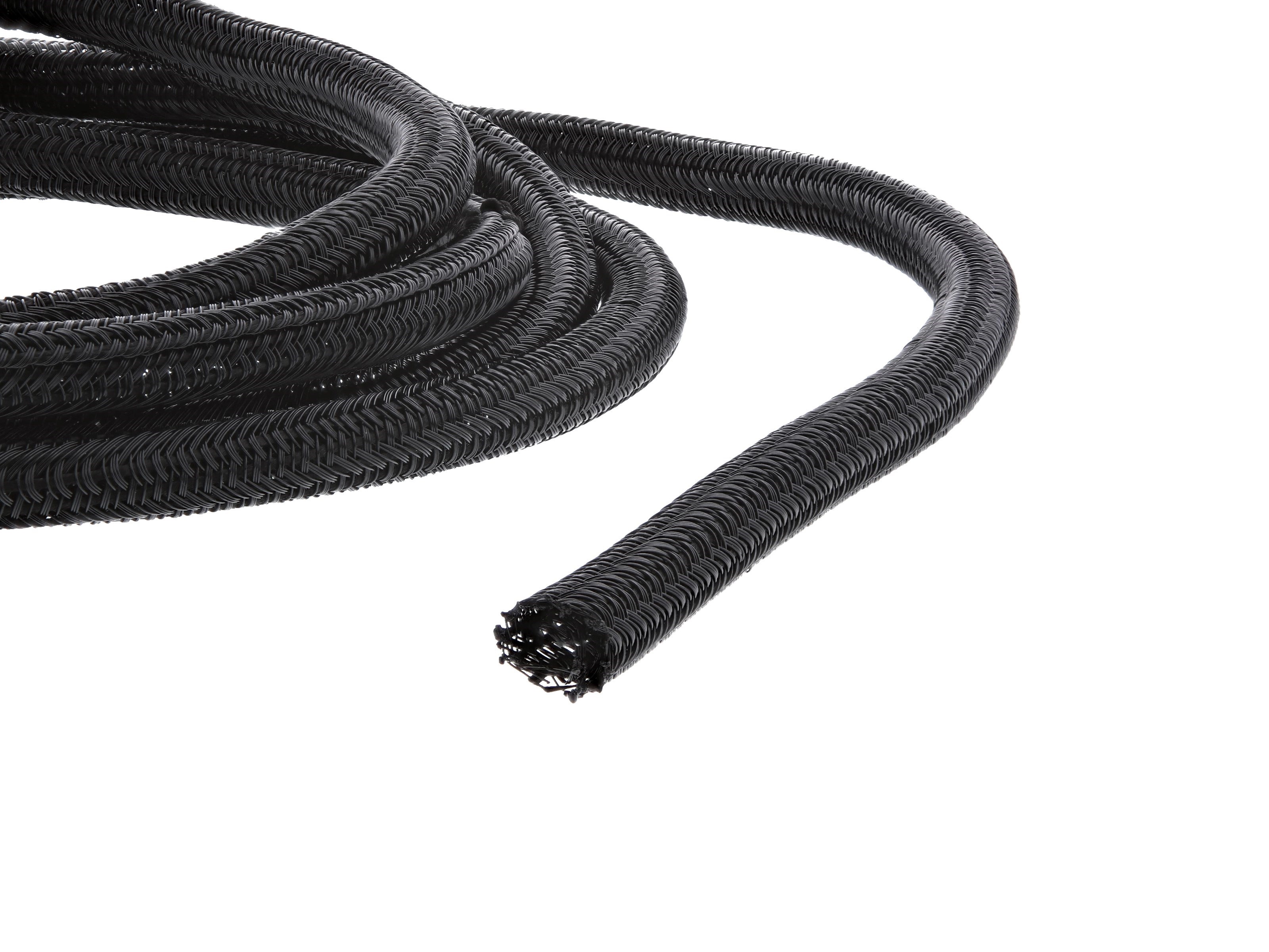 Self Closing Braided Wrap  Durable Wire Harness Sleeving