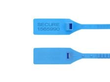 blue 13 inch heavy duty tamper Evident plastic seal