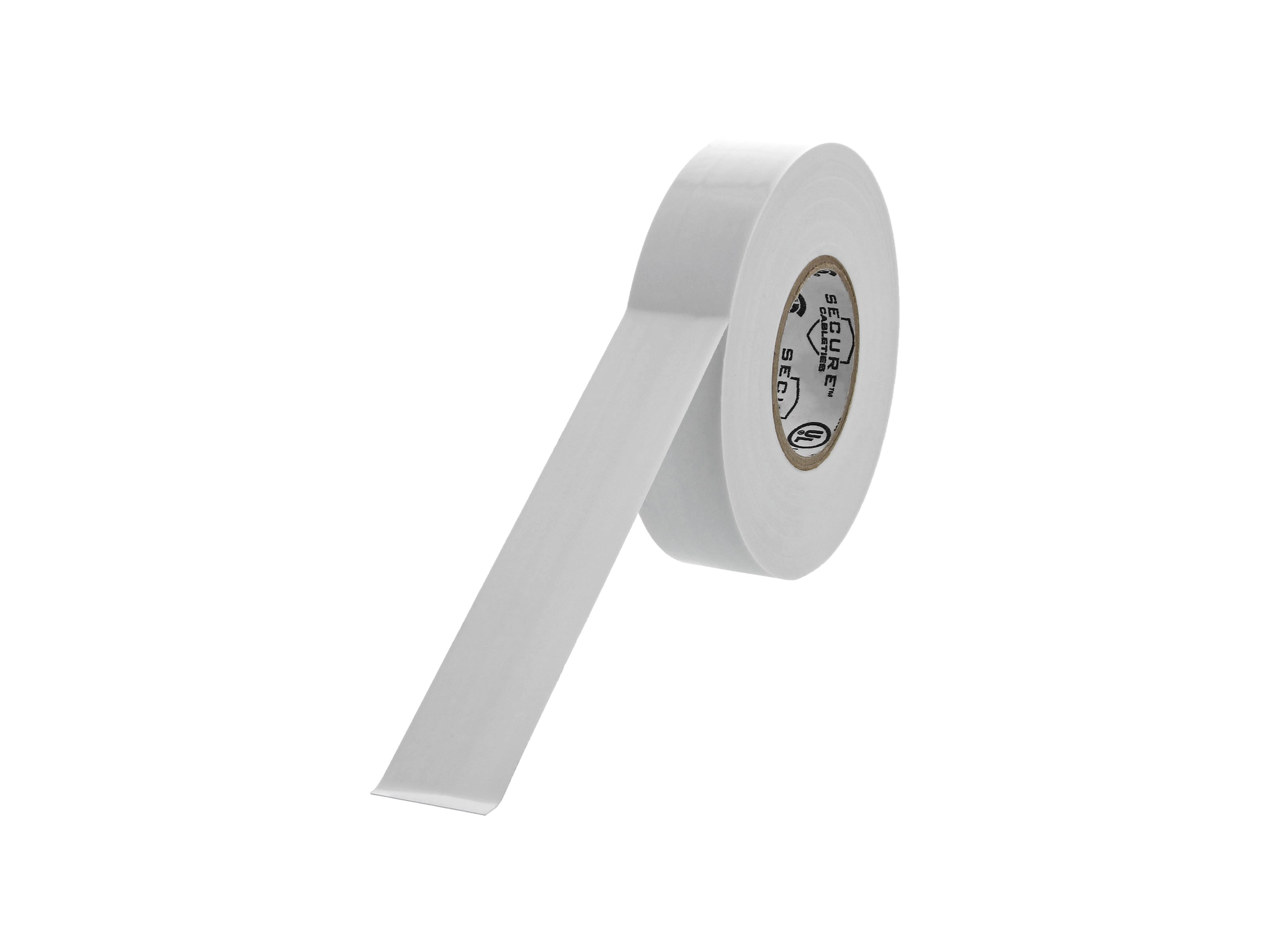 Electrical Tape- White-3/4 inch 66 feet- 10 pack