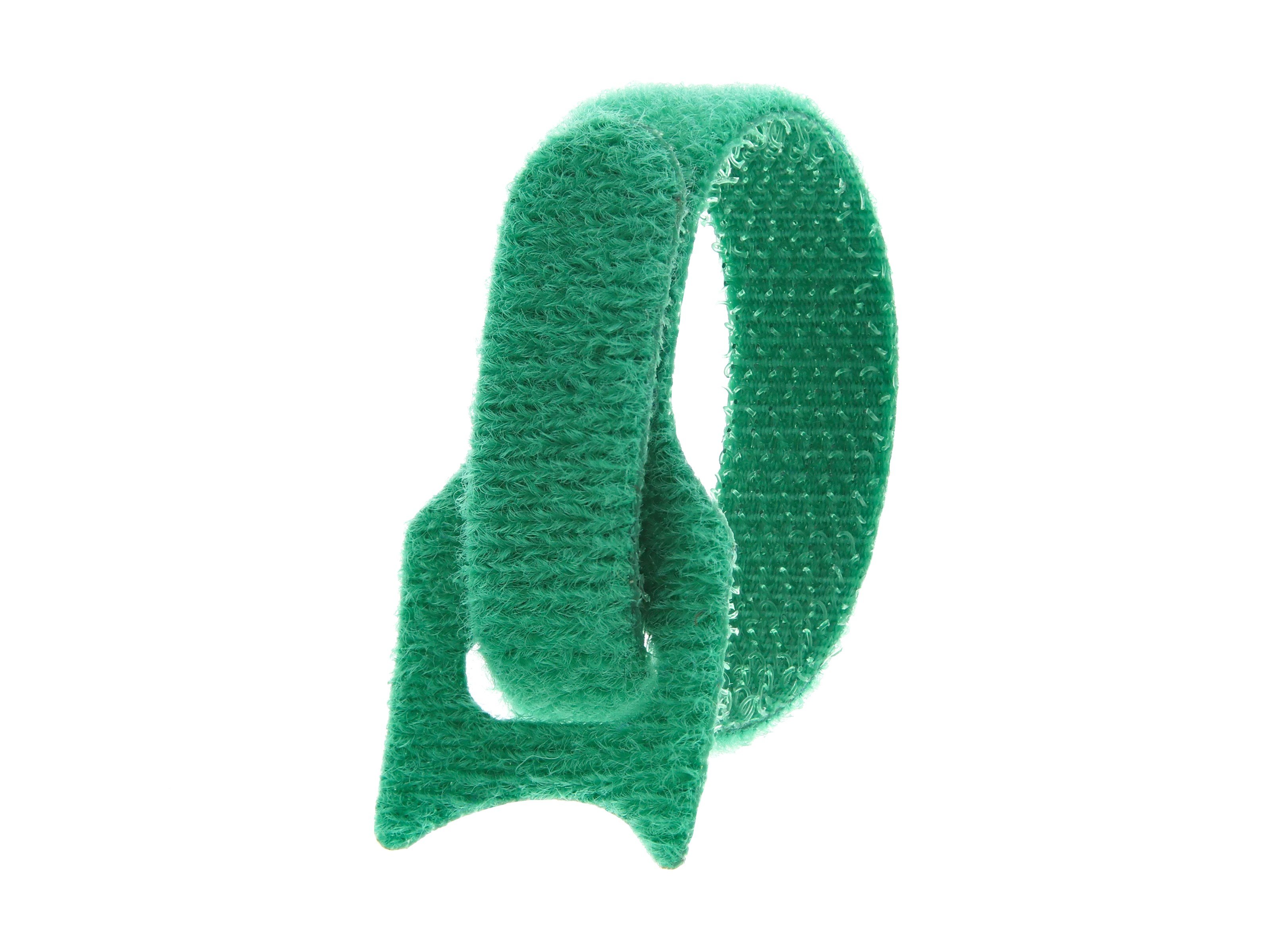 6 Inch Green Reuseable Tie Wrap - 50 Pack - Secure™ Cable Ties