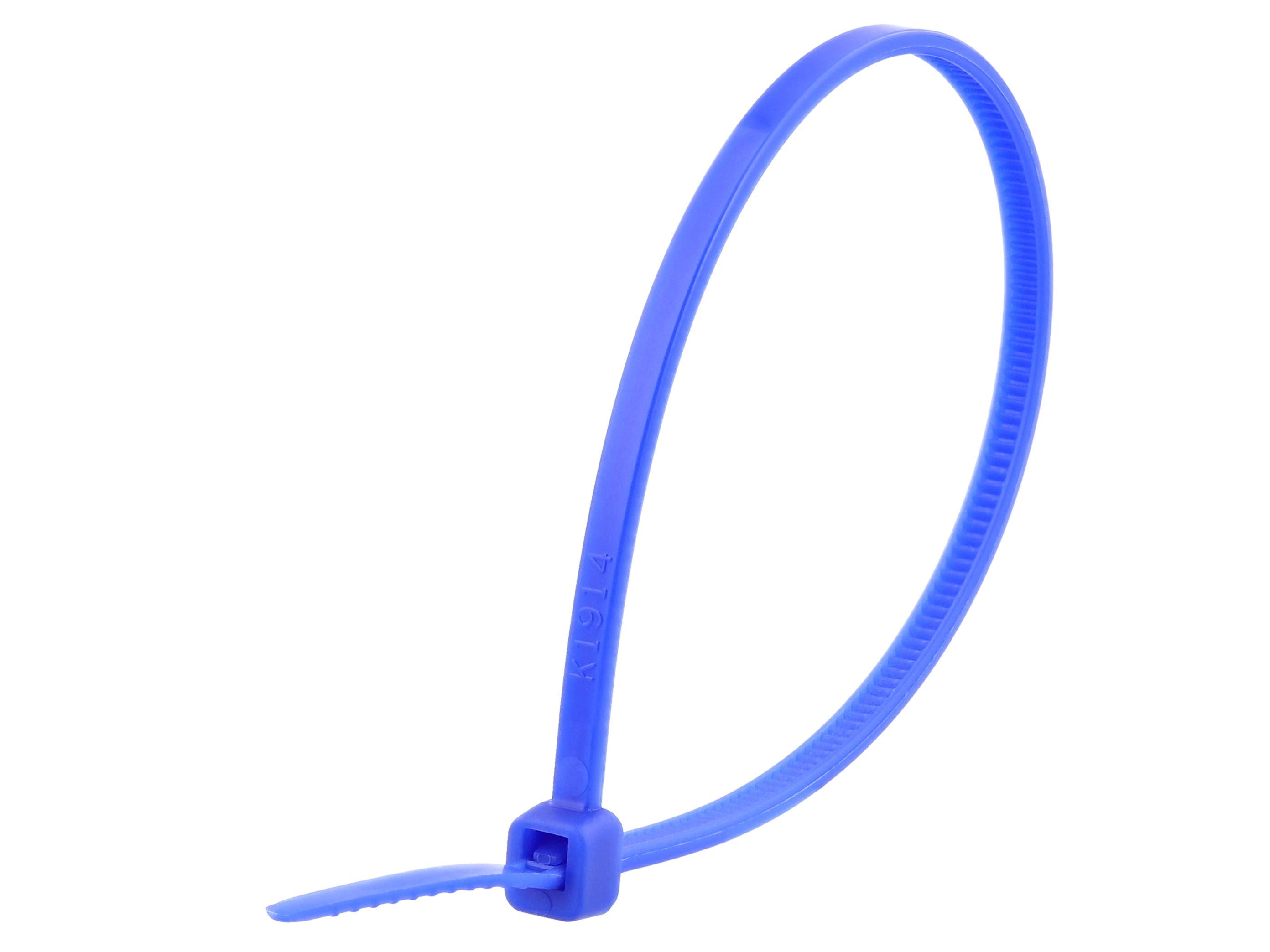 6 Inch Blue Mini Cable Tie - 100 Pack - Secure™ Cable Ties