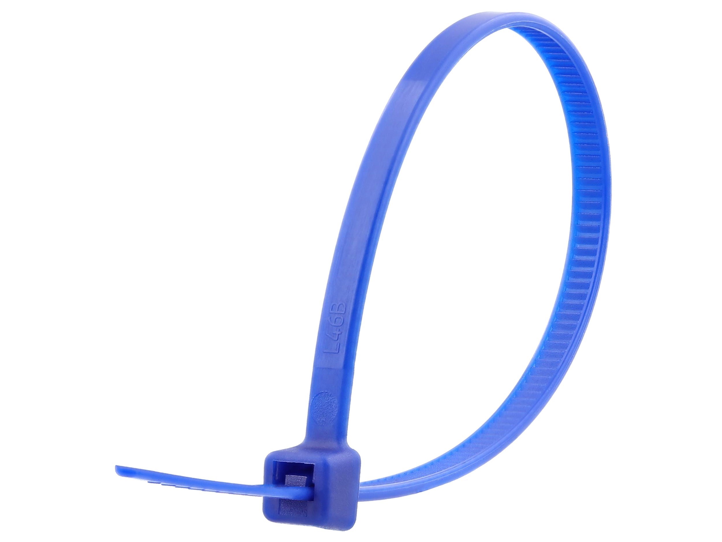 6 Inch Blue Intermediate Cable Tie - 100 Pack - Secure™ Cable Ties