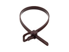 Picture of EveryTie 8 Inch Brown Releasable Tie - 50 Pack