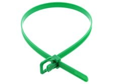 Picture of WorkTie 14 Inch Green Releasable Tie - 50 Pack