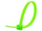 Picture of 4 Inch Fluorescent Green Miniature Releasable Cable Tie - 100 Pack - 0 of 1
