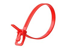 Picture of EveryTie 10 Inch Red Releasable Tie - 20 Pack