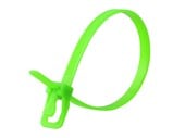 Picture of EveryTie 12 Inch Fluorescent Green Releasable Tie - 20 Pack
