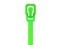 Picture of EveryTie 6 Inch Fluorescent Green Releasable Tie - 100 Pack - 3 of 7