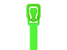 Picture of ProTie 32 Inch Fluorescent Green Releasable Tie - 50 Pack