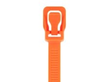 Picture of ProTie 36 Inch Fluorescent Orange Releasable Tie - 50 Pack