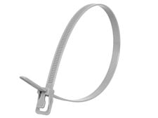 Picture of WorkTie 14 Inch Gray Releasable Tie - 100 Pack