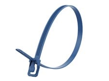 Picture of Metal Detectable WorkTie 14 Inch Blue Releasable Tie - 100 Pack